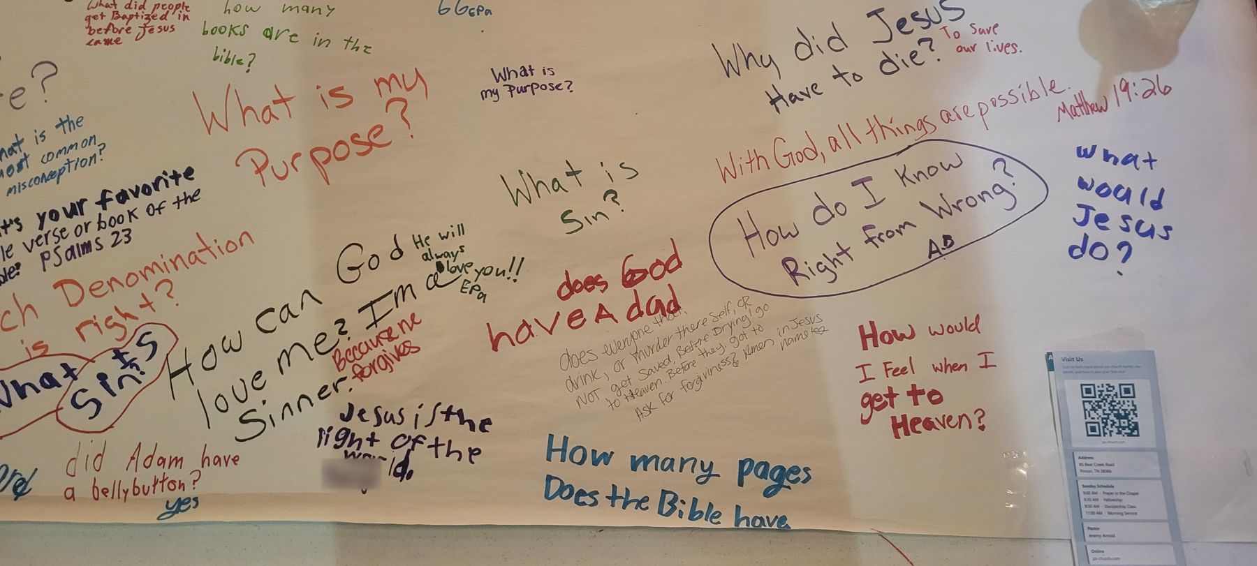 More of the board that evening
