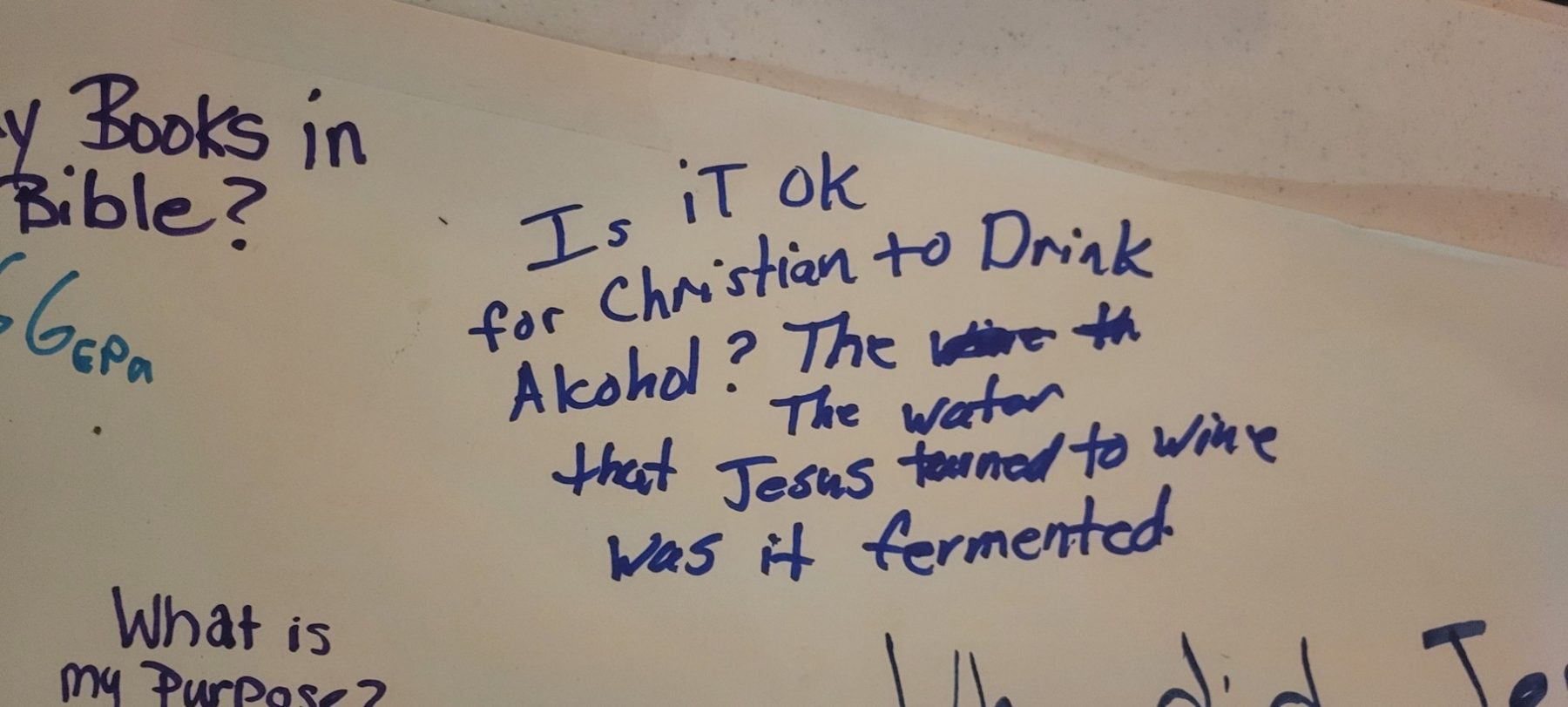 More of the board that evening